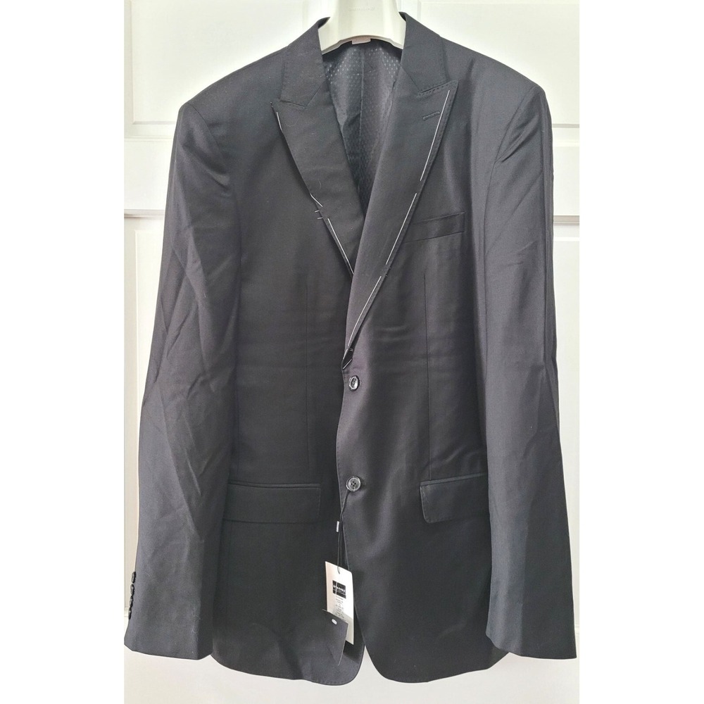 BP Skinner Men's 100% Wool 2-Button Sports Coat - Black - Sz 42